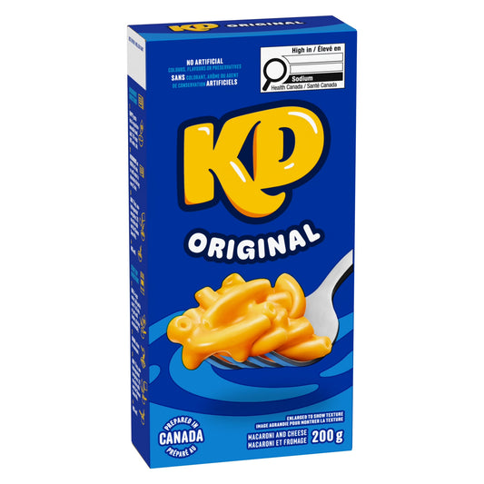 Kraft Dinner KD Original Macaroni & Cheese 200 g. / 7.1 oz.