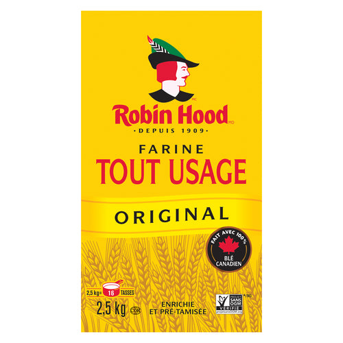 Robin Hood Original Flour 2.5 kg. / 5.5 lbs.