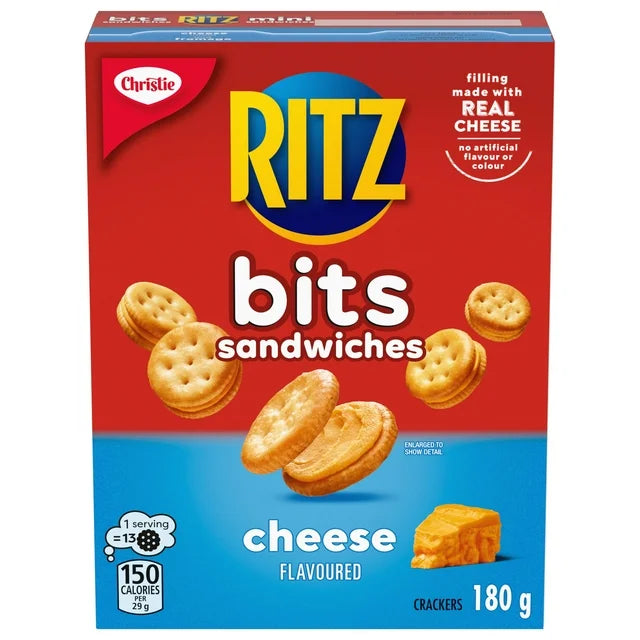 Christie Ritz Bits Cheese Sandwiches Crackers 180 g. / 6.35 oz.