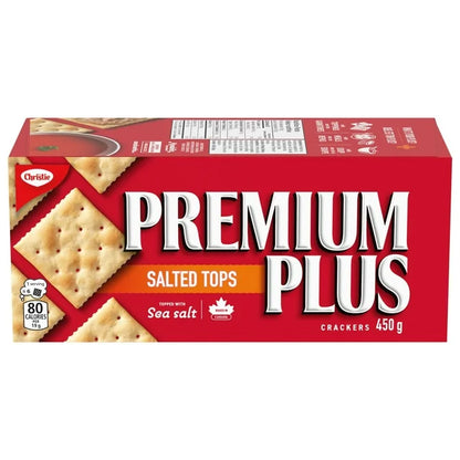 Christie Premium Plus Salted Tops Crackers 450 g. / 15.9 oz.