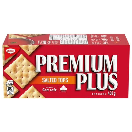 Christie Premium Plus Salted Tops Crackers 450 g. / 15.9 oz.