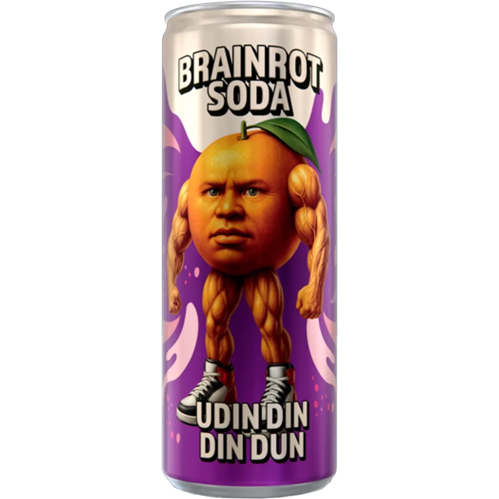 Brainrot Soda Udin Din Din Dun - Blood Orange 250 ml. / 8.45 fl.oz.
