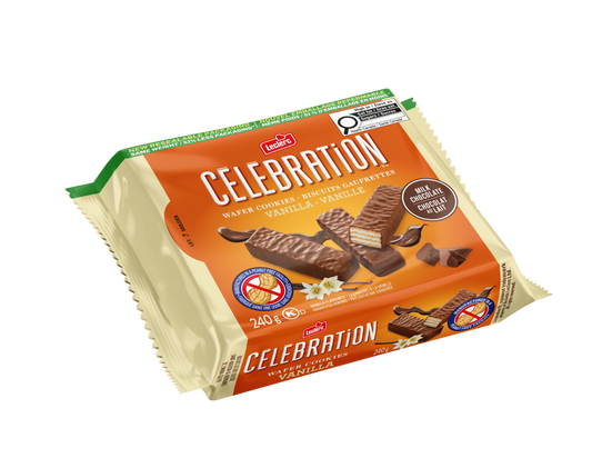 Leclerc Celebration Chocolate Vanilla Wafer Cookies 240 g. / 8.47 oz.
