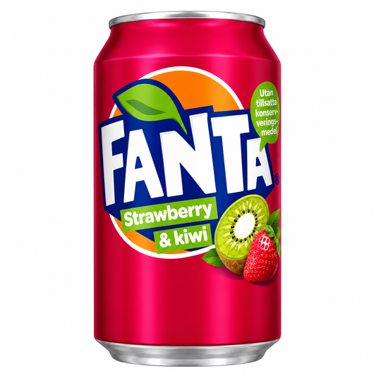Fanta Strawberry Kiwi Soft Drink 330 ml. / 11.15 fl.oz.