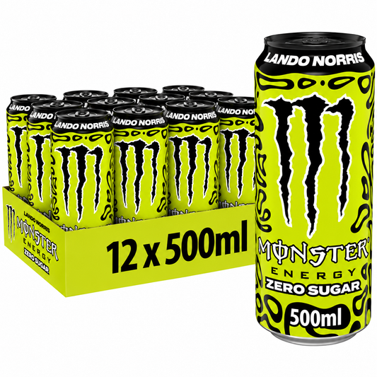 Monster Energy Lando Norris Zero Sugar Energy Drink 500 ml. / 16.9 fl.oz.