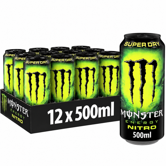 Monster Energy Nitro Super Dry Energy Drink 500 ml. / 16.9 fl.oz.