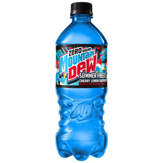 Mountain Dew Summer Freeze Soda 591 ml. / 20 fl.oz. - Case of 24