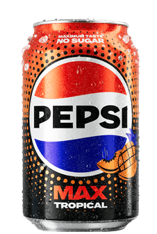 Pepsi Max Tropical Zero Sugar 330 ml. / 11.16 fl.oz.