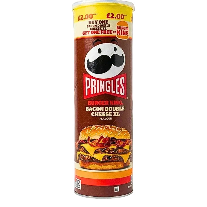 Pringles Burger King Bacon Double Cheese XL Chips 165 g / 5.82 oz