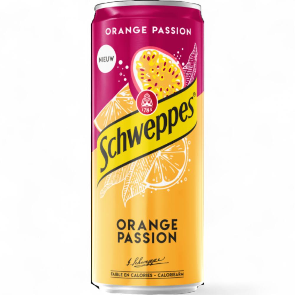 Schweppes Orange Passion Fruit Soda 330 ml / 11.16 fl oz