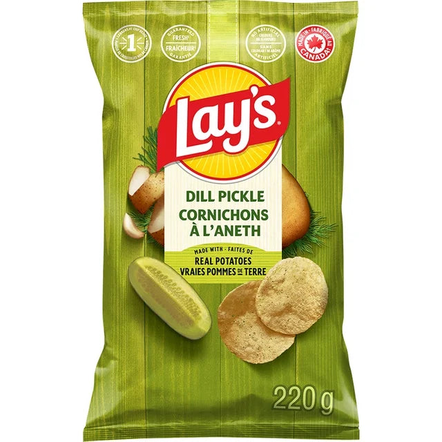 Lay's Dill Pickle Flavored Potato Chips 220 g. / 7.76 oz.
