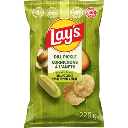 Lay's Dill Pickle Flavored Potato Chips 220 g. / 7.76 oz.