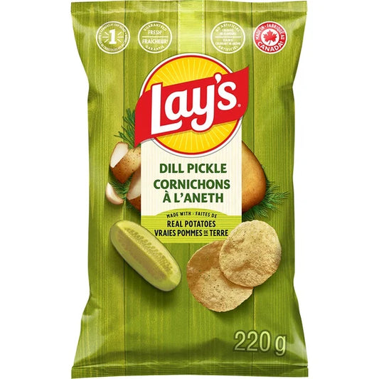 Lay's Dill Pickle Flavored Potato Chips 220 g. / 7.76 oz.