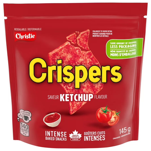 Christie Crispers Ketchup Crackers 145 g. / 5.1 oz.