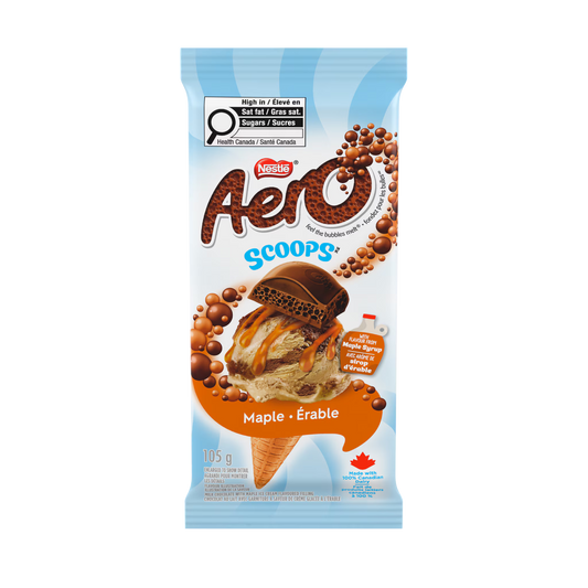 Nestle Aero Scoops Maple Chocolate Bar 105 g. /  3.7 oz.