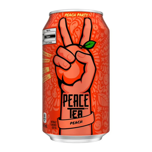 Peace Tea Peach Party Iced Tea 341 ml. / 11.5 fl.oz.