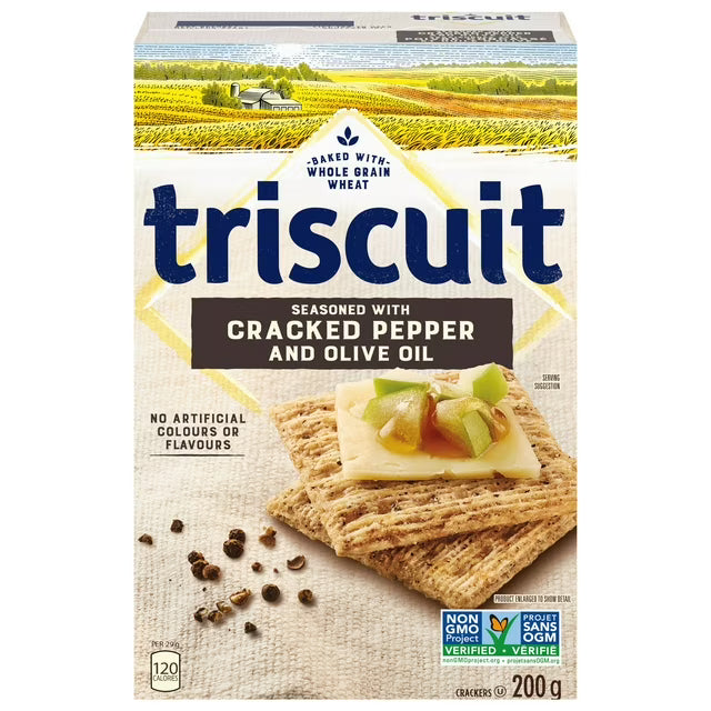 Triscuit Cracked Pepper & Olive Oil Crackers 200 g. / 7 oz.