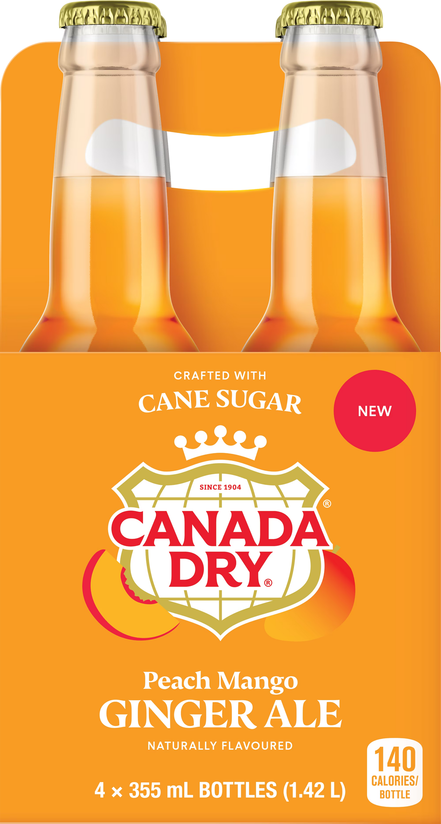 Canada Dry Peach Mango Ginger Ale 355 ml. / 12 fl.oz.