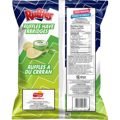 Ruffles Sour Cream & Onion Potato Chips 200 g. / 7.05 oz.
