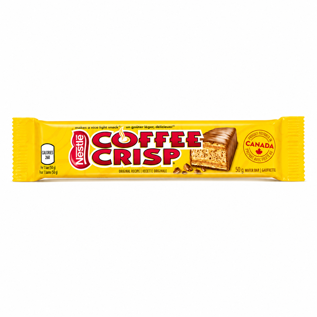 Nestle Coffee Crisp Chocolate Bar 50 g. / 1.8 oz.