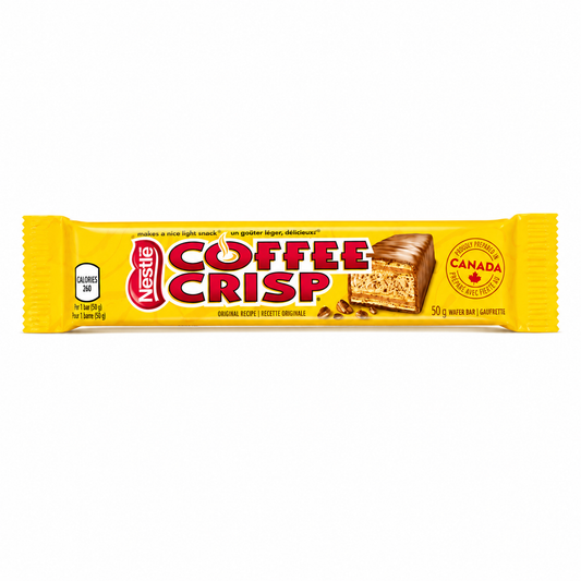 Nestle Coffee Crisp Chocolate Bar 50 g. / 1.8 oz.
