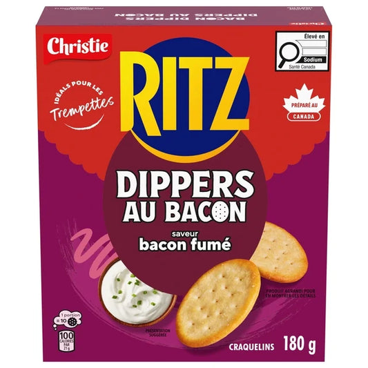 Christie Ritz Bacon Dippers Crackers 180 g. / 6.35 oz.