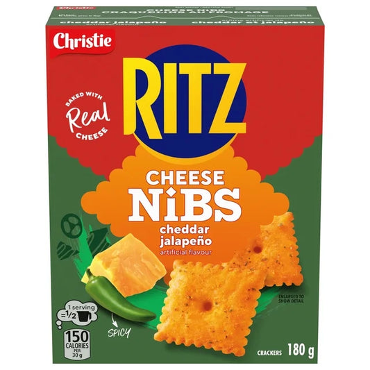 Christie Ritz Cheese Nibs Jalapeno Crackers 180 g. / 6.35 oz.