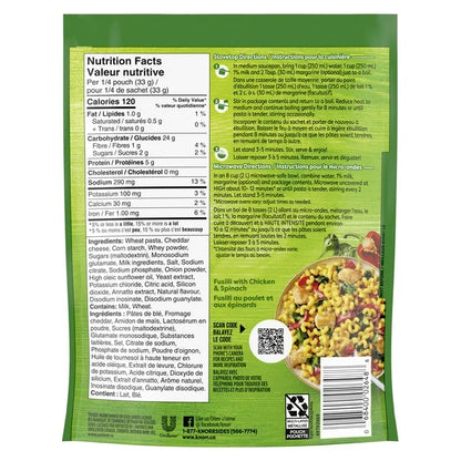 Knorr Sidekicks Homestyle Cheddar Pasta Side Dish 131 g. / 4.6 oz.