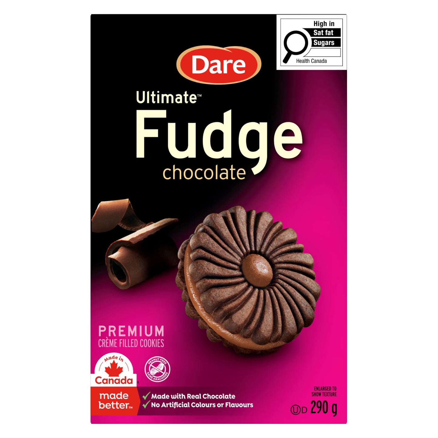 Dare Ultimate Fudge Creme Cookies 290 g. / 10.2 oz.