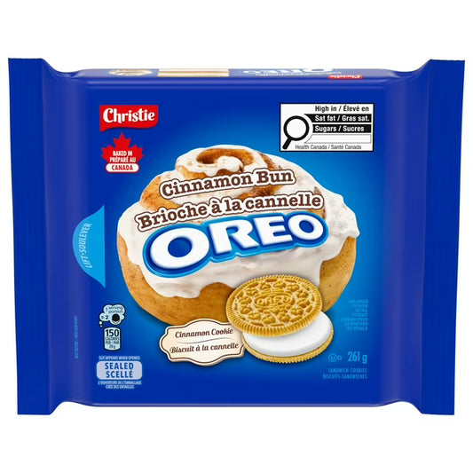 OREO Cinnamon Bun Sandwich Cookies 263 g. / 9.3 oz.