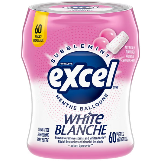 Excel Bubblemint Chewing Gum  - 60 pcs