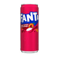 Fanta Mango & Dragonfruit Soft Drink 330 ml. / 11.15 fl.oz. - France
