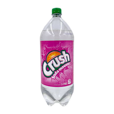 Crush Clear Cream Soda 2 L. / 67.6 fl.oz.