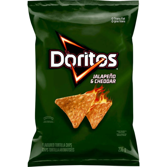 Doritos Jalapeño & Cheddar Tortilla Chips 235 g. / 8.28 oz.