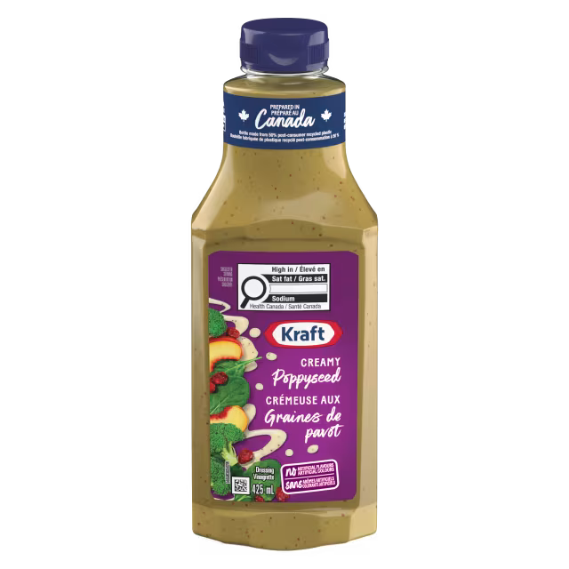 Kraft Creamy Poppyseed Salad Dressing 425 ml. / 14.4 fl.oz.