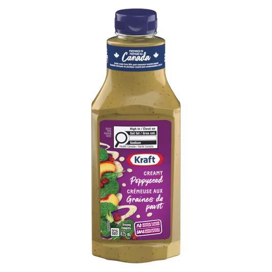 Kraft Creamy Poppyseed Salad Dressing 425 ml. / 14.4 fl.oz.