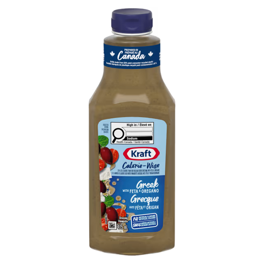 Kraft Calorie-Wise Greek Salad Dressing 425 ml. / 14.4 fl.oz.