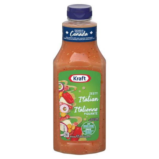 Kraft Zesty Italian Salad Dressing 425 ml. / 14.4 fl.oz.