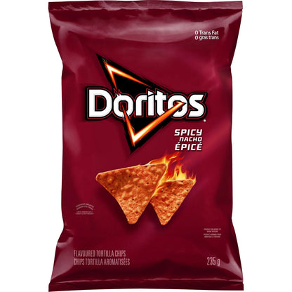 Doritos Spicy Nacho Tortilla Chips 235 g. / 8.28 oz.