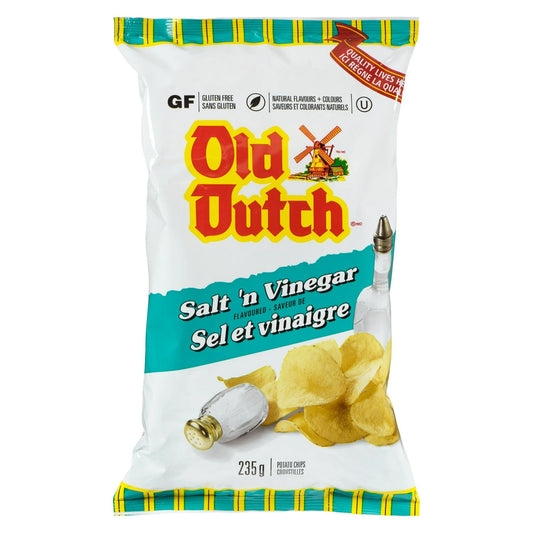 Old Dutch Salt'n'Vinegar Flavored Potato Chips 220 g. / 7.76 oz