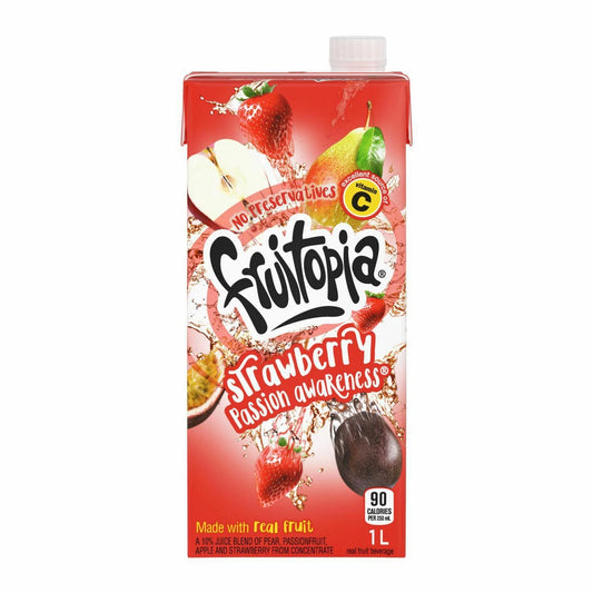 Fruitopia Strawberry Passion Awareness Juice 1 L. / 33.8 fl.oz.