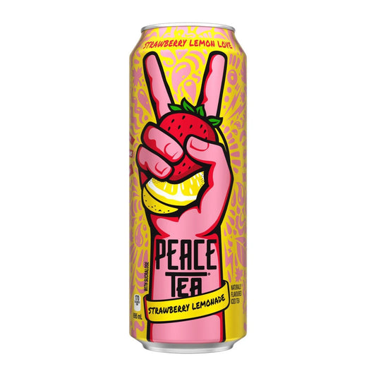 Peace Tea Strawberry Lemon Love Lemonade Iced Tea 695 ml. / 23.5 fl.oz.