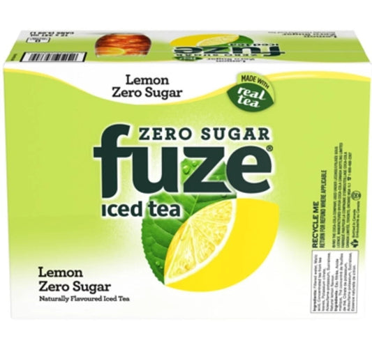 Fuze Lemon Iced Tea Zero Sugar 330 ml. / 11.2 oz.