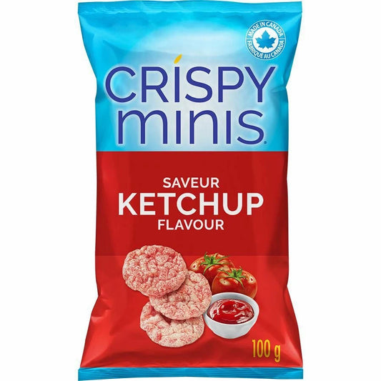 Quaker Crispy Minis Ketchup Flavor Rice Chips 100 g. / 3.5 oz.