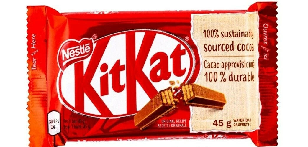 Kit Kat Chocolate Bar - Canadian Version - 45 g. / 1.6 oz.
