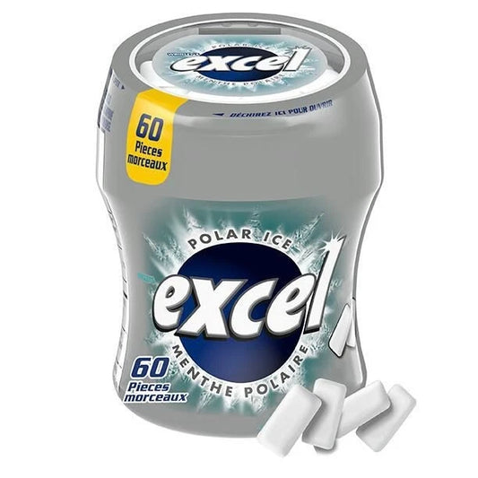 Excel Polar Ice Sugar Free Chewing Gum - 60 pcs