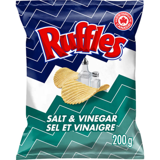 Ruffles Salt & Vinegar Potato Chips 200 g. / 7.05 oz.